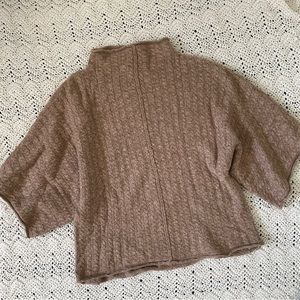 Sundance Lambswool Cashmere Angora Rabbit Hair Sweater Brown (Large)